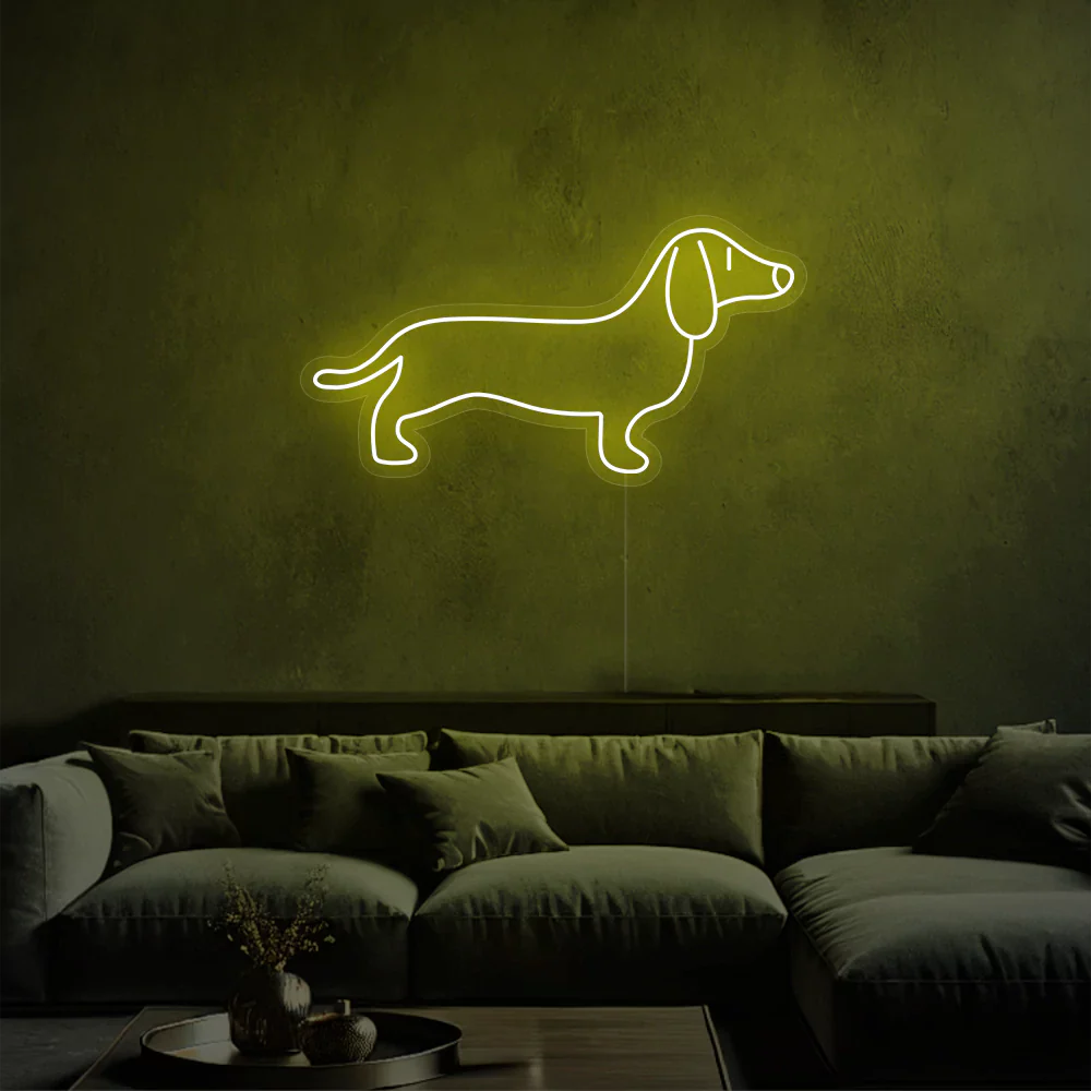 Teckel Glow - Néon LED de caractère