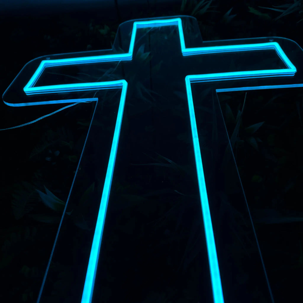 Néon LED Divine Croix