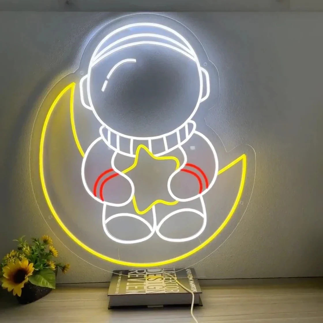 Néon LED Spationaute