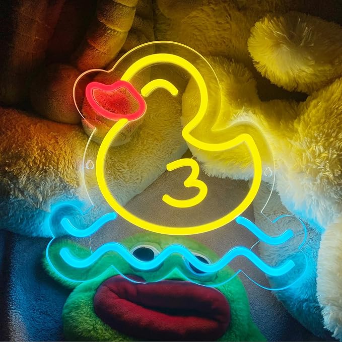 Néon Brandé Canard Jaune