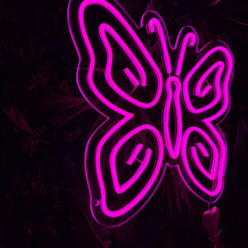 Néon LED Butterfly Glow