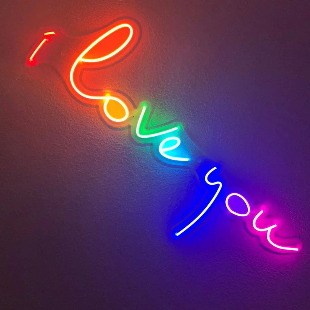 Néon LED Colorful Love by Mon Amour