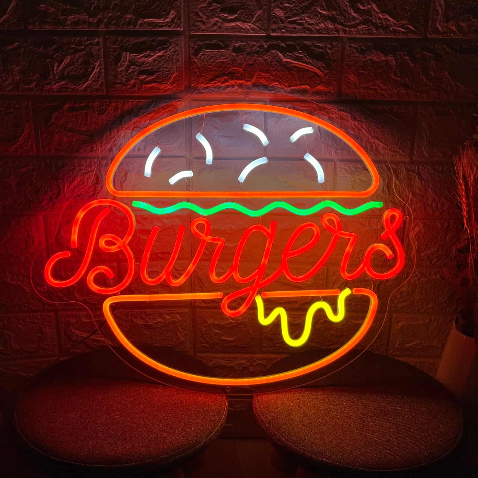 Néon LED Burger Royale