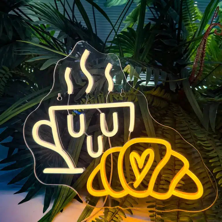 Néon Café Croissant Deluxe #2