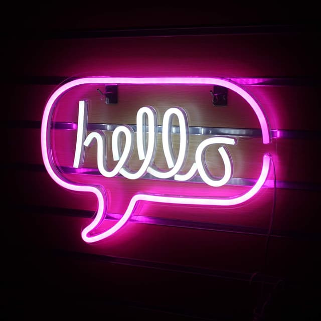Néon LED Bonjour
