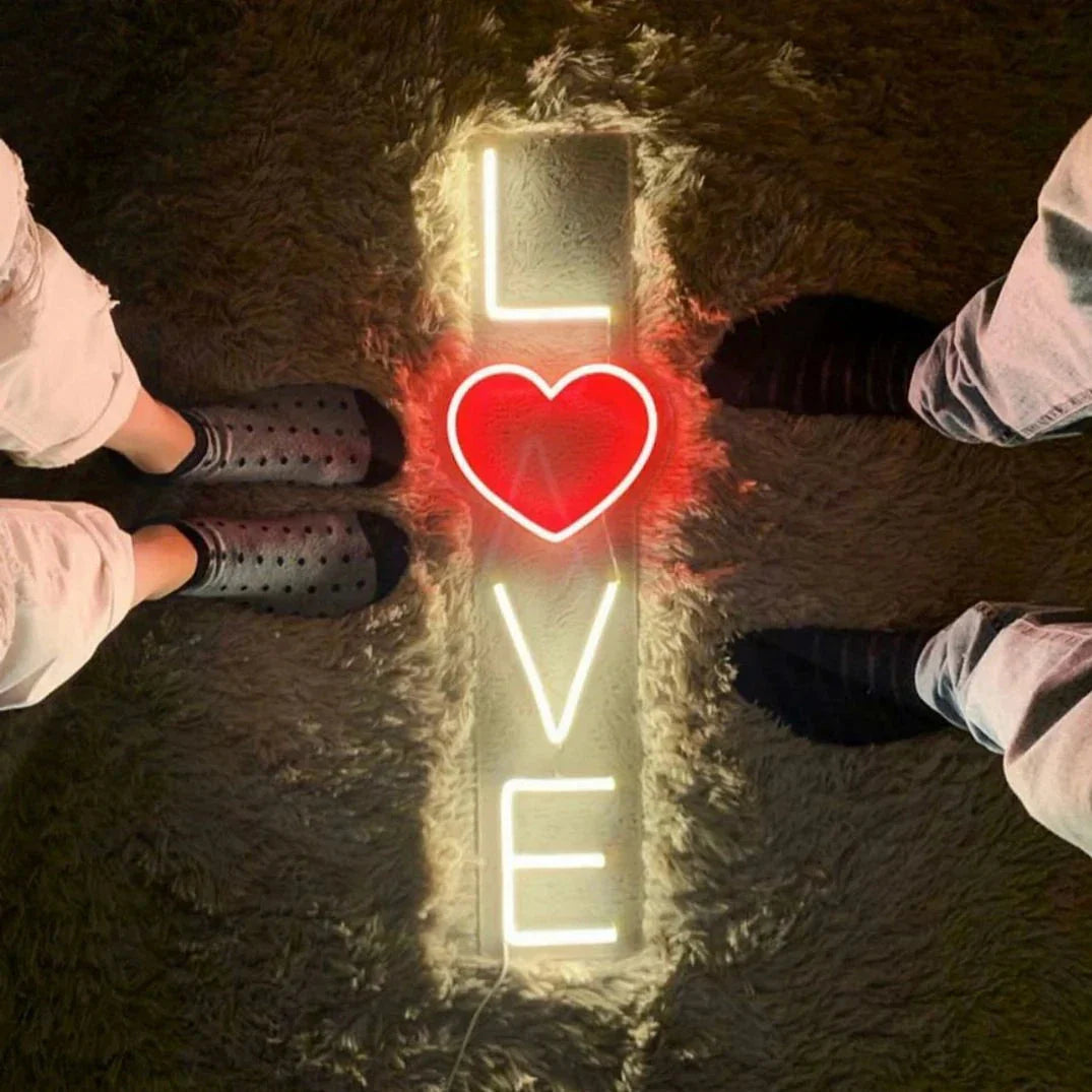 Néon Passion Coeur Rouge