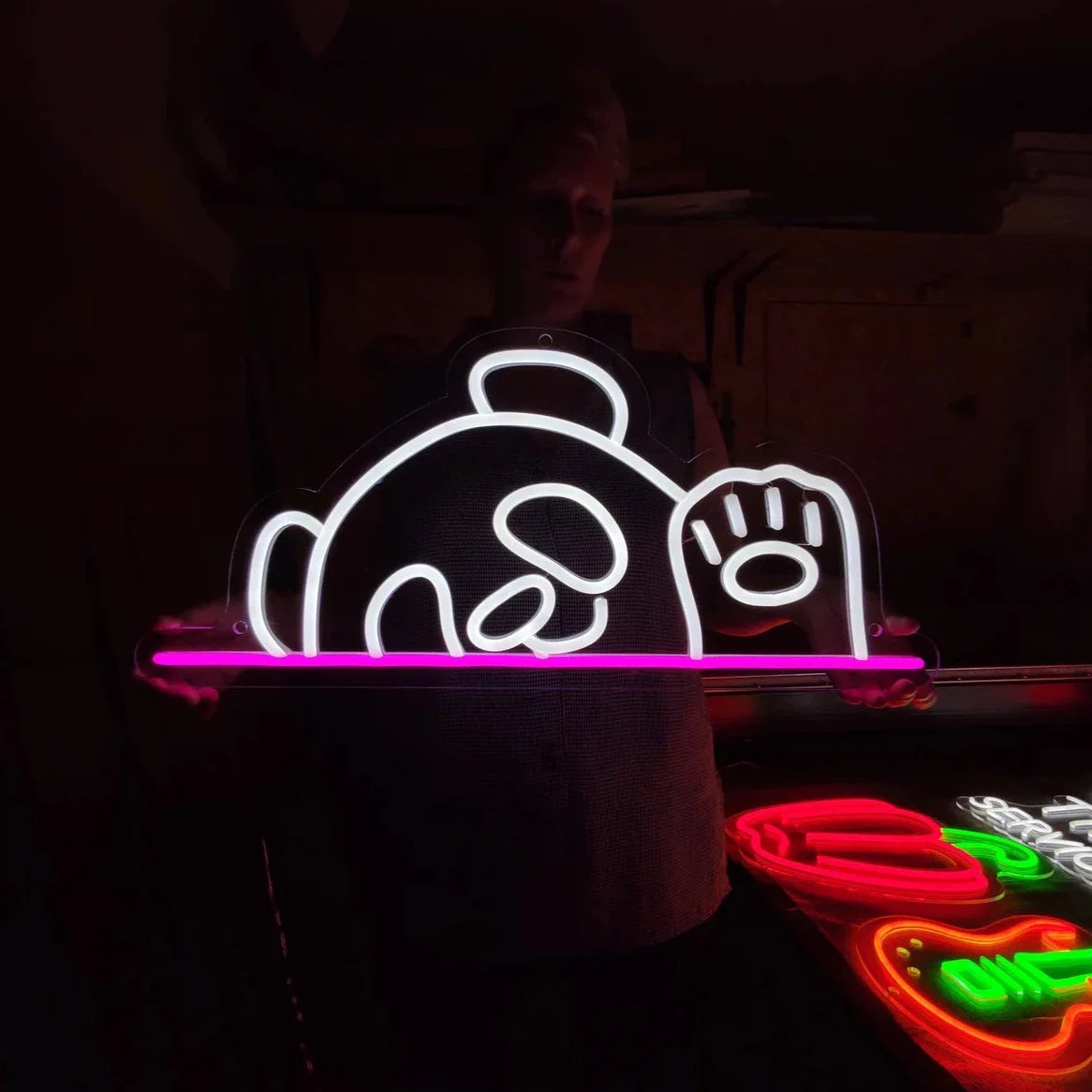 Néon Ours Polaire Adorable