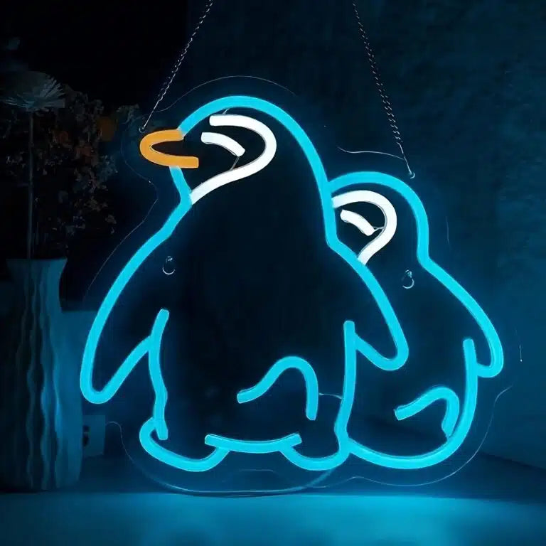Néon Pingouin Glow