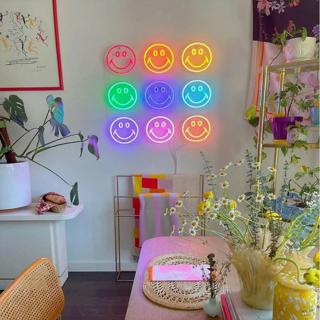 Néon + Frimousse LED multicolore