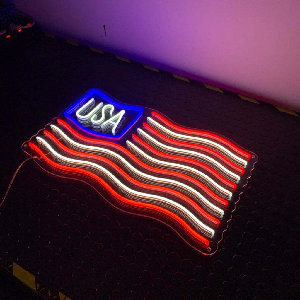 Néon flag  USA