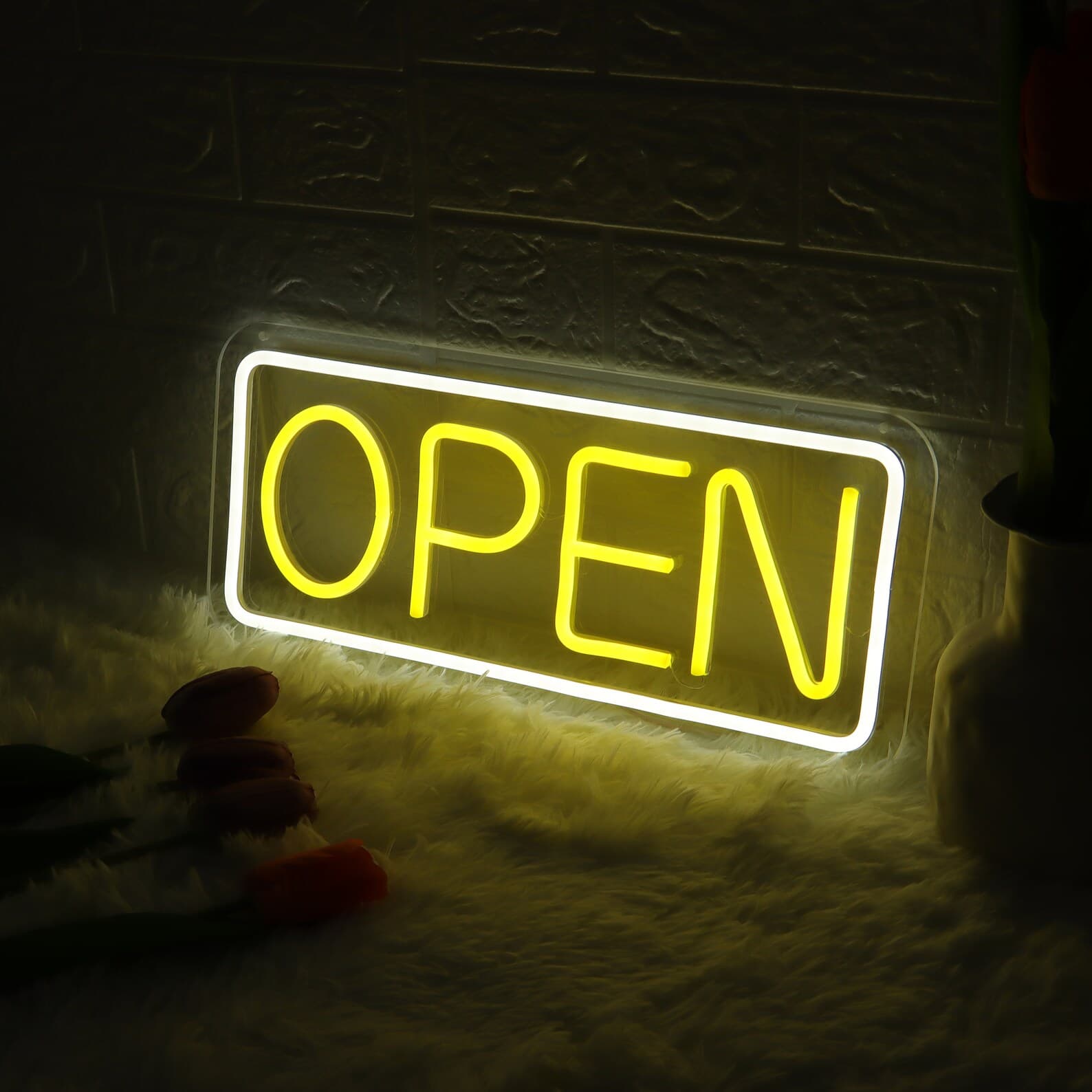 Néon Intense Jaune Éclatant